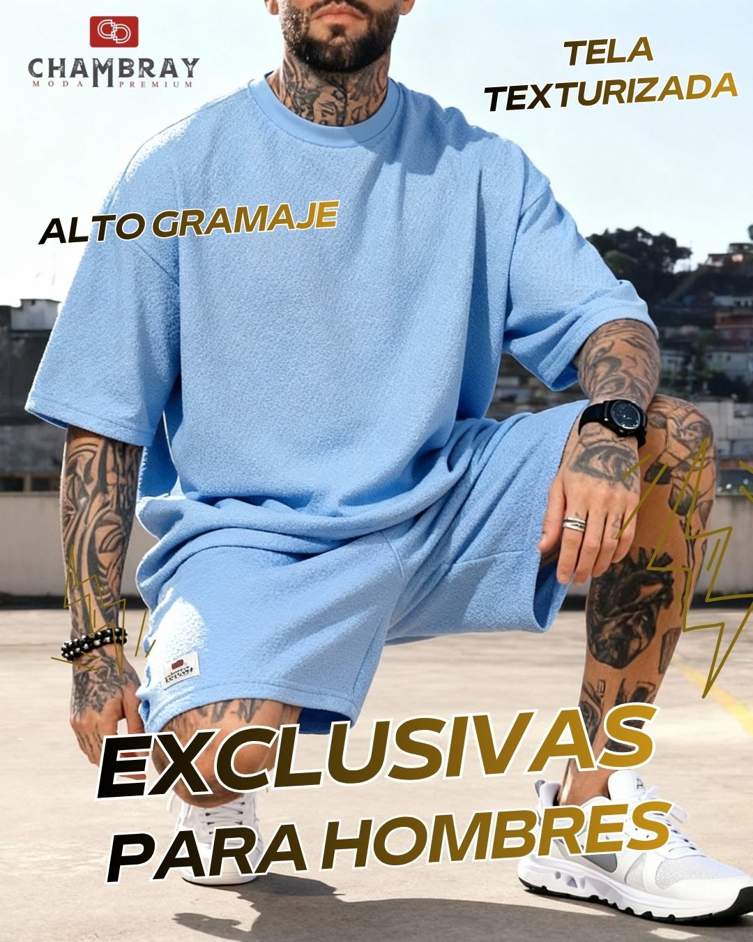 Usos versátiles conjunto oversize