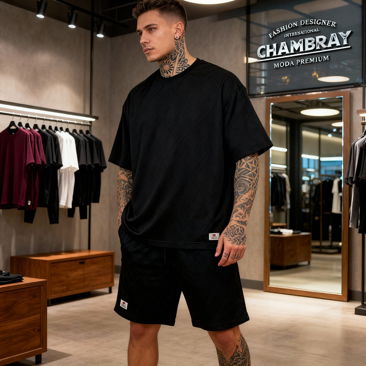 Conjunto Oversize Texturizado - Moda Urbana